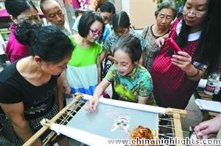 Die chinesische Stickerei