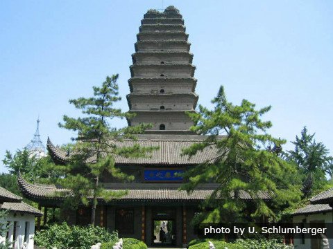 Xian kleine Wildgans Pagode, Jianfusi, Xian Museum