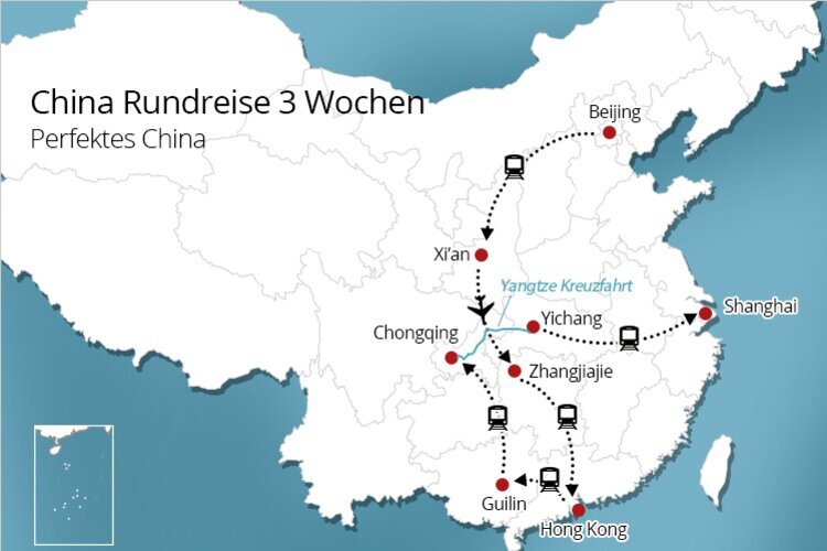 China Rundreise 3 Wochen