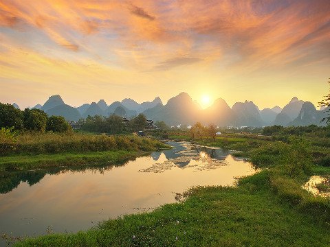 die Wanderung am Li-Fluss von Yangdi nach Xingping
