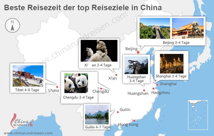 china sehenswürdigkeiten karte