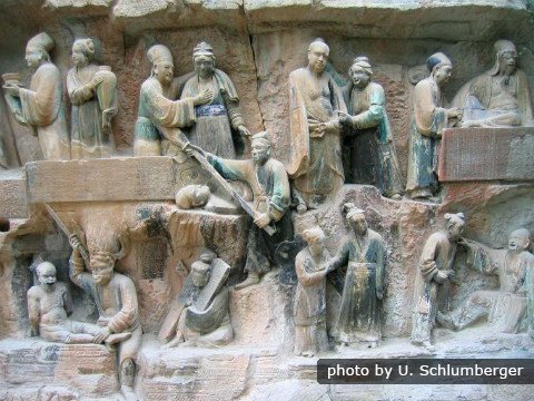 Die Felsskulpturen von Dazu, in die Weltkulturerbe aufgenommene Kunst