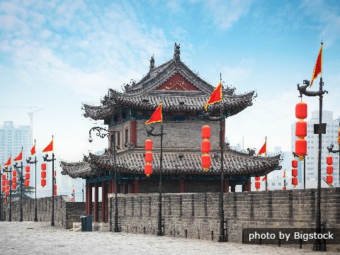 Antike Stadtmauer von Xian