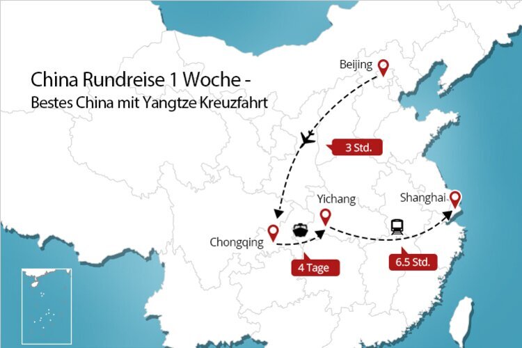 Klassische China Rundreise 1 Woche