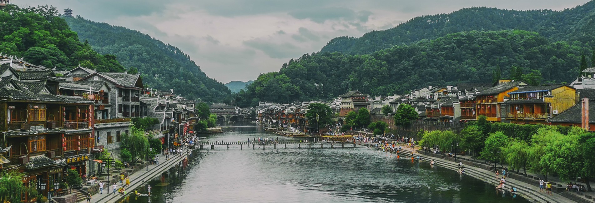 Fenghuang, eine schöne Stadt in der Hunan Provinz