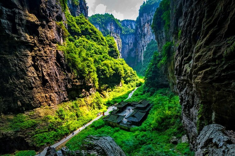 Wulong Karstlandschaft