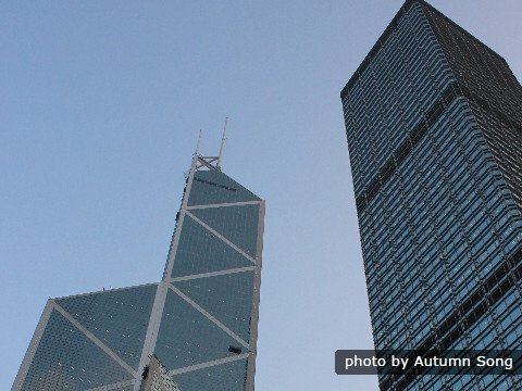 Das Gebäude von Bank of China