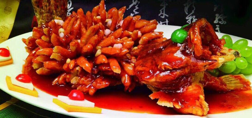 Süßsaurer Mandarin-Fisch