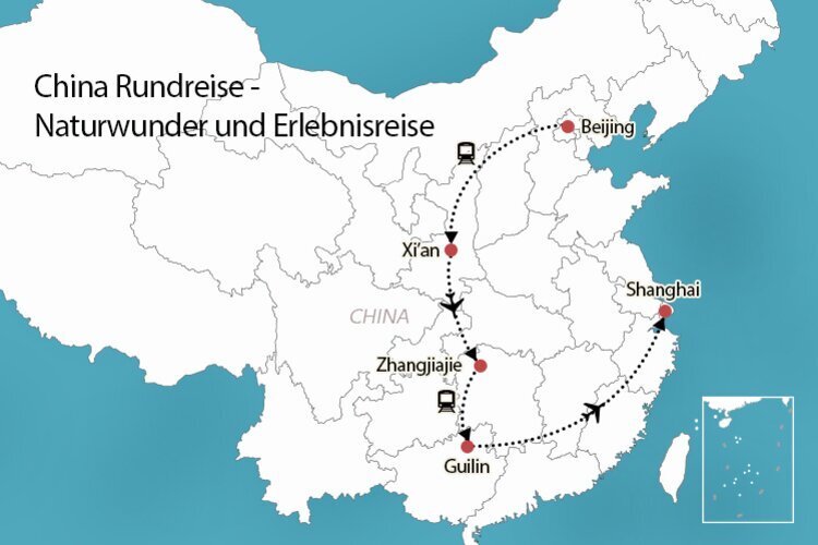 China Rundreise 2 Wochen
