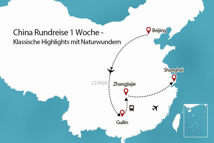 China Rundreise 10 Tage