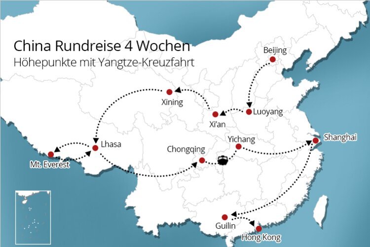 China Rundreisen 4 Wochen