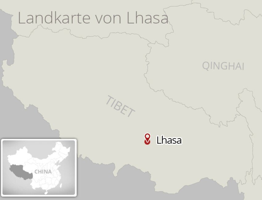 Lhasa Karte