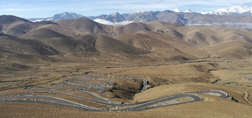Strasse auf dem Weg zum Mt.Everest