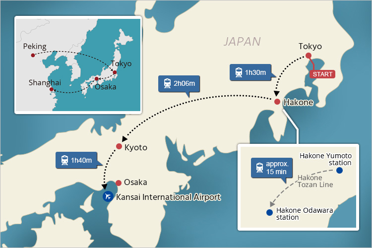 China Japan visafreie Rundreise 2 Wochen